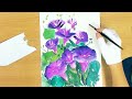 짧은 시간 대충~ 나팔꽃 그려보기_ watercolor