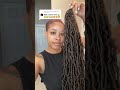 this faux loc DIY is a GAME CHANGER! 🤯 would you try this? 💕