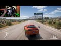 1800HP Toyota Supra MK4 - Forza Horizon 5 | Steering Wheel Gameplay