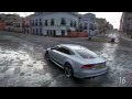 Audi rs7 sportback Rainy Drive in the city - forza