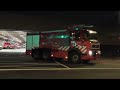 WT 20-3161 met spoed naar een brand wegvervoer op de A27!