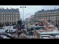 Paris HEAVY traffic near Gare Saint-Lazare