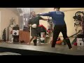 Kickboxing sparring