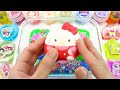 Satisfying Video l How To Make Rainbow Cute Cloud Bathtub With Glitter Slime