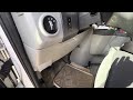 Ford E350 Shift Lock Bypass