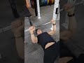 👏 How to set up the Barbell Floor Press #SHORT