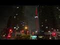 LIVE LATE NIGHT TORONTO WALK POSSIBLE RAINSTORMS