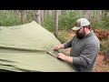 Hot Tent Camping Alone in Woods - OneTigris Tegimen Tent