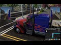 (American Truck Simulator) Optimus Prime refrigerated trailer delivery part 1