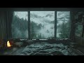 Night Rain and Thunder on Window | Your Solution for a Peaceful, Deep Sleep Quickly | Rain Sounds