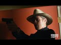 Raylan Runs Over Ash with His Car | Justified (Timothy Olyphant)