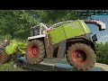 MOWING ALFALFA SILAGE & MOVING the EQUIPMENT│The Valley The Old Farm│FS 22│17