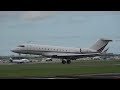 Bombardier Challenger 350 Flexjet N500FX & Bombardier Global 6000 NetJets Europe CS-GLF