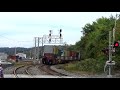 Csx S136-07 departing Brunswick with horn show and saahcut and jingle bells