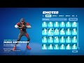 IKONIK SKIN SHOWCASING ALL FORTNITE ICON SERIES & TIKTOK EMOTES!