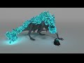 Remaking the ravenous crystal lizard (from Dark Souls III) - Blender timelapse