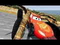 McQueen Car Eater Big & Small Cars Destruction test with HOUSE EATER & HOUSE HEAD – BeamNG.Drive