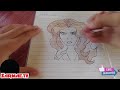 How To Draw Black Widow Cartoon Anime Version Using Pencil, Ballpen and Color Pencils