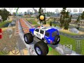 Juegos De Carros - Police Monster Truck Impossible Driver #2 - Car Extreme Racing Android Gameplay