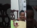 Son loses his BREATH in combat! 🎂🔥 #Birthday #jamaica #familyfun #cute