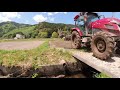 Scratching a narrow rice field.