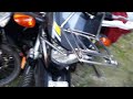 Modified front rack for Yamaha XTZ125 from Honda Win 100 (see video description on how to)