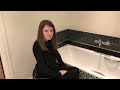 Easy bath transfer video by C6/7 complete quadriplegic