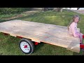 Turning an Old Boat Trailer into a Lawnmower Trailer!