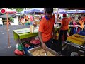 Pasar Tani Seksyen 17 Shah Alam | Malaysia Morning Market STREET FOOD -Nasi Kerabu, Durian Goreng