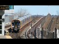MBTA 'the T' - Orange Line trains at Assembly [with Hawker-Siddeley 1200s + CRRC 1400s] - March 2022