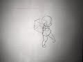 Mean little girl and present (Lift and Toss animation exercise)