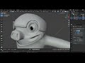 Blender Bad Piggy Model (Timelapse) || Part 1||