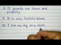 10 lines on my pet dog in english/My Pet Dog essay/Essay on my pet dog/ my pet dog 10 lines