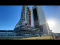 Watch NASA’s SLS rocket exit the VAB