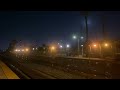 Two BNSF W/B Stack trains racing through Fullerton station 07/20/2024