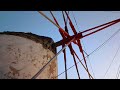 Οι Ανεμόμυλοι της Μυκόνου.The Windmills of Mykonos island -Greece