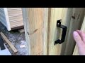 How to build a sliding wooden gate (EASY)