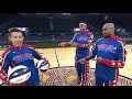 Trick Shots with Golden State Warriors | Harlem Globetrotters