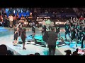 Ellie the Elephant and the Performers dancing at the Barclay Center Brooklyn NY