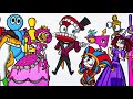 The Amazing Digital Circus Episode 2 Coloring Pages /How to Color New Characters from Digital Circus