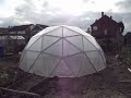 BioDome Systems: The Aquaponic Chronicle A Geodesic Dome Journey Pt4 Greenhouse!