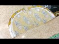 very stylish v cut neck design full video cutting & stitching #sewing #neckdesign