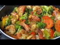 Shrimp with Vegetables! It is so delicious that you will keep making it over and over