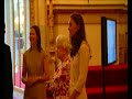 The Queen and the Duchess of Cambridge at the Buckingham Palace Wedding Exhibition