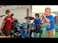 Enter Sandman Metallica by The Mini Band  8 to 10 years old