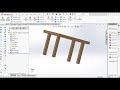 Solidwork tutorial for beginners table 3d model