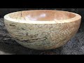 My Movie 12 Last stage of my latest Spalted Beech Bowl (Feb 2019)