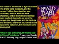 Charlie and The Chocolate Factory | Audiobook & Read Along