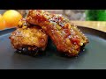 Delicious Pork Ribs in Orange-Ginger-Honey Glaze | Perfect Pan-Fried Recipe