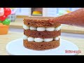 Amazing KITKAT Cake🍫| Satisfying Rainbow KitKat Heart Cake Mix Chocolate | Rainbow KitKat Cake